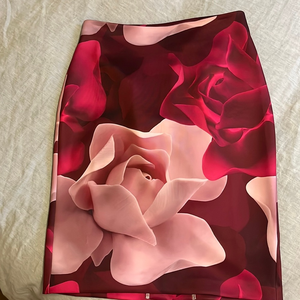 Ted Baker London floral pencil skirt